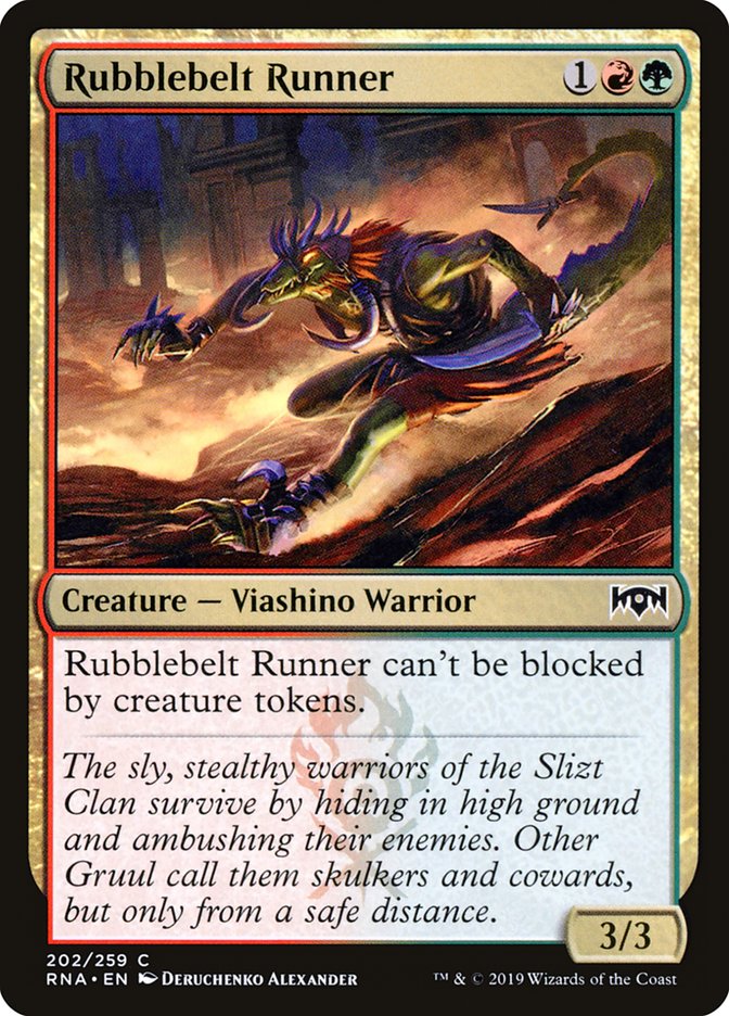 Rubblebelt Runner [Ravnica Allegiance] Foil