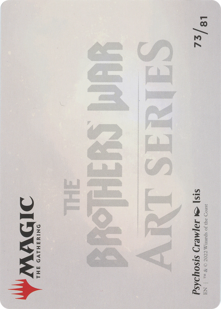 Psychosis Crawler // Psychosis Crawler  [The Brothers' War Art Series] (Borderless) Foil
