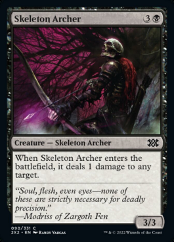 Skeleton Archer [Double Masters 2022] Foil