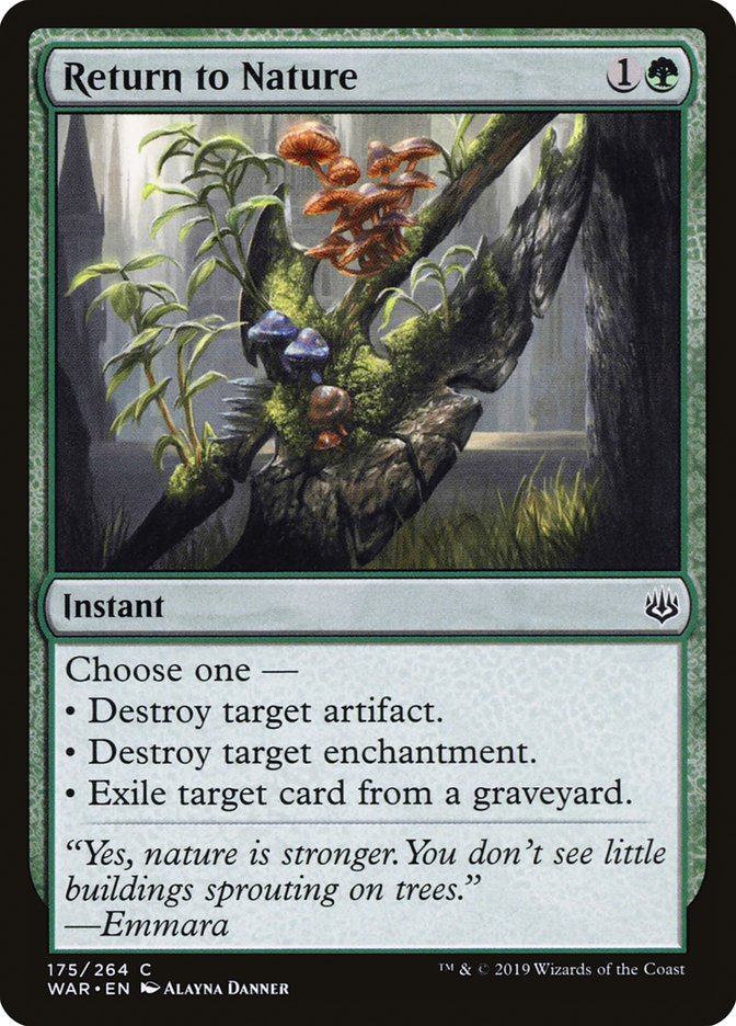 Return to Nature [War of the Spark] Foil