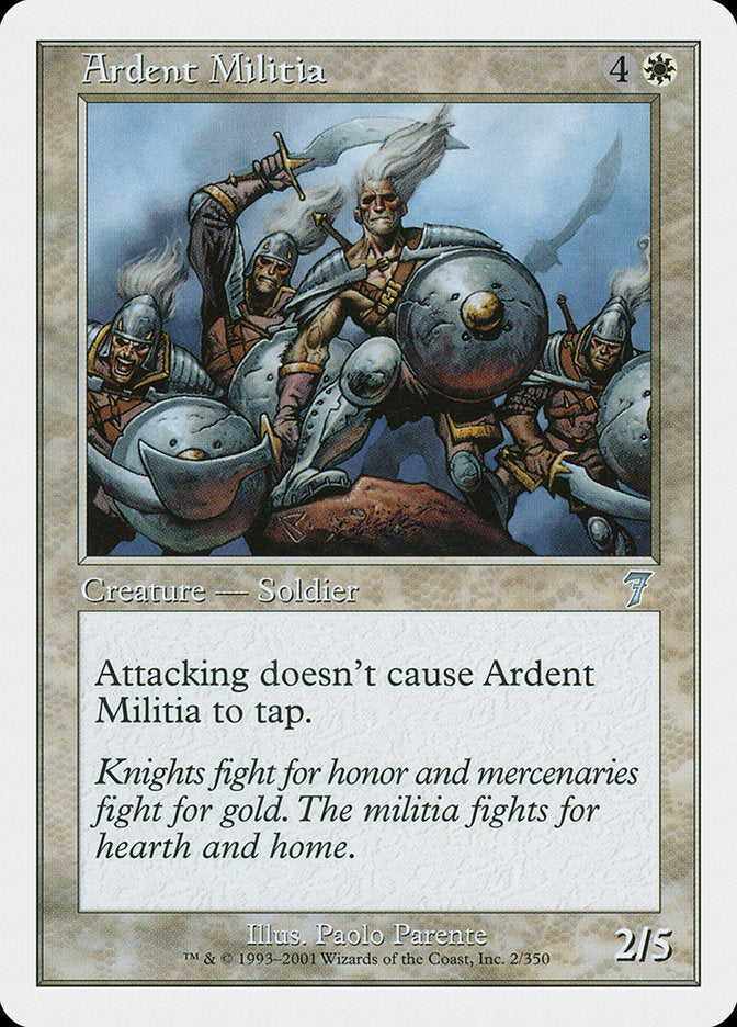 Ardent Militia [Seventh Edition] Foil