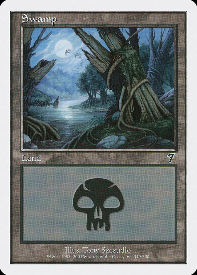 Swamp (349) [Seventh Edition] Foil