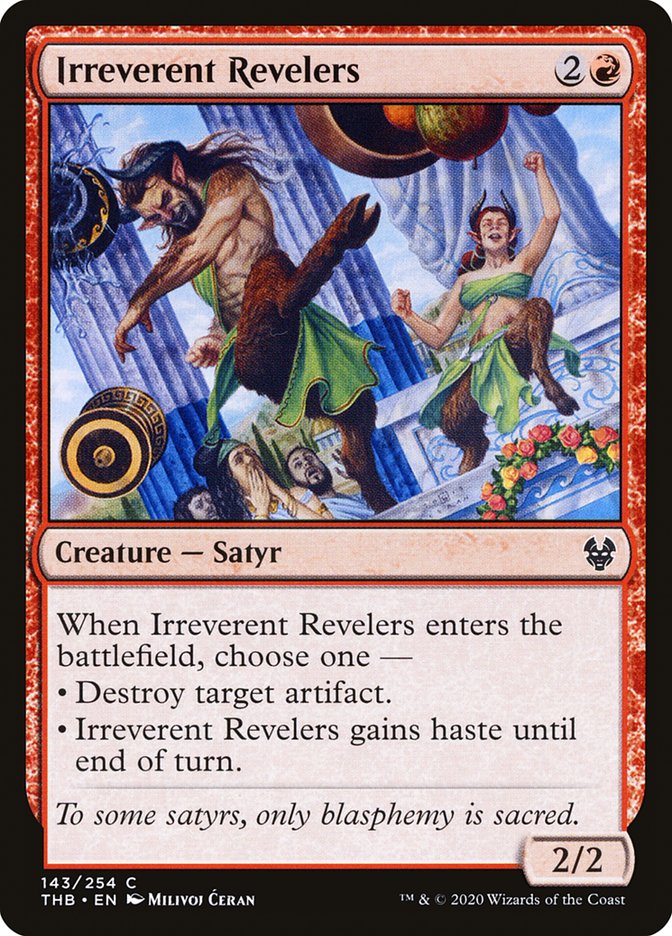 Irreverent Revelers [Theros Beyond Death] Foil