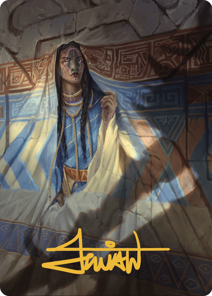Whispersilk Cloak // Whispersilk Cloak  [The Lost Caverns of Ixalan Art Series] (Borderless) Foil