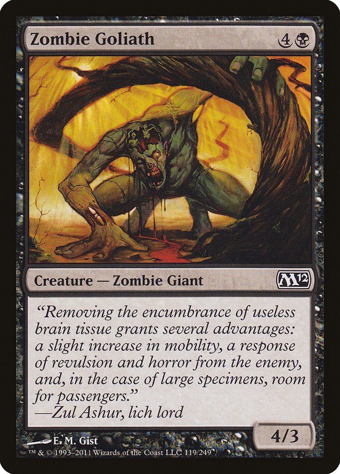 Zombie Goliath [Magic 2012] Foil