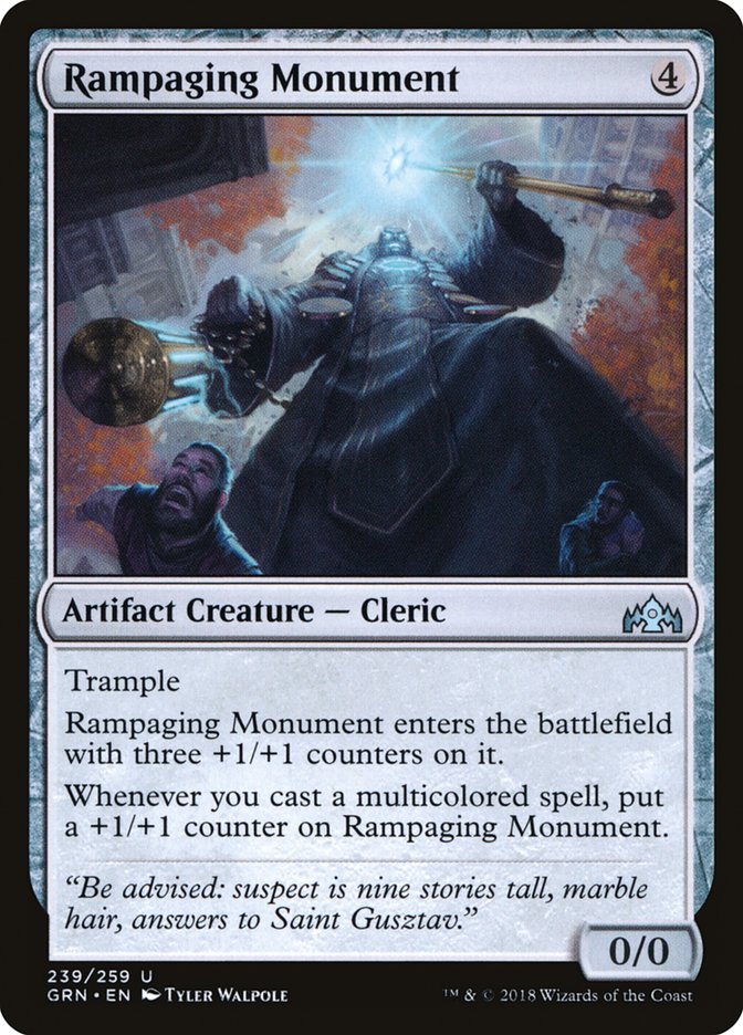 Rampaging Monument [Guilds of Ravnica] Foil
