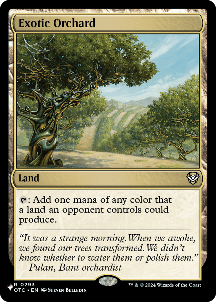 Exotic Orchard (OTC)  [The List]