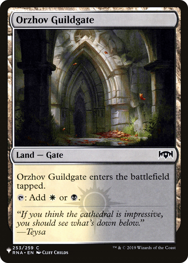Orzhov Guildgate (253)  [The List Reprints]