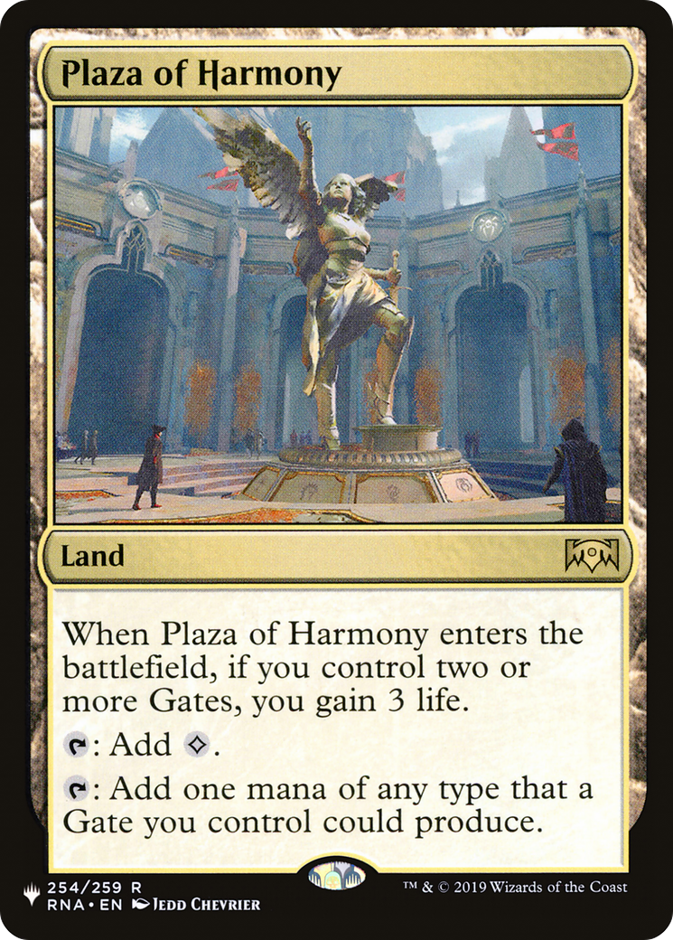 Plaza of Harmony  [The List Reprints]