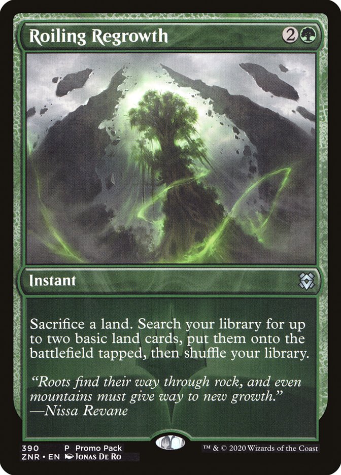 Roiling Regrowth (Promo Pack) [Zendikar Rising Promos] Foil
