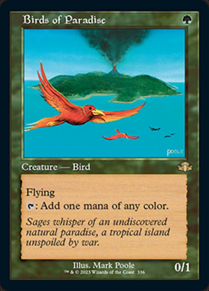 Birds of Paradise (Retro) [Dominaria Remastered] Foil