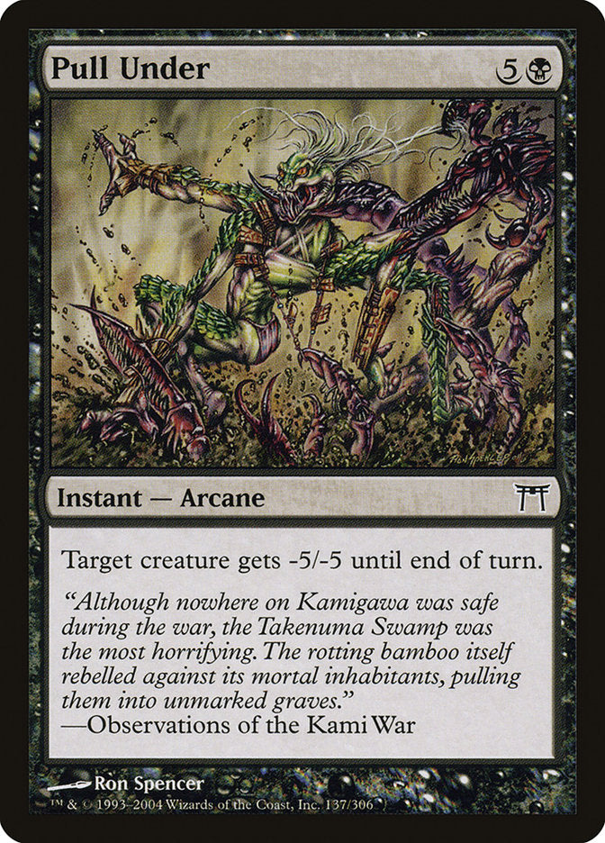 Pull Under [Champions of Kamigawa] Foil