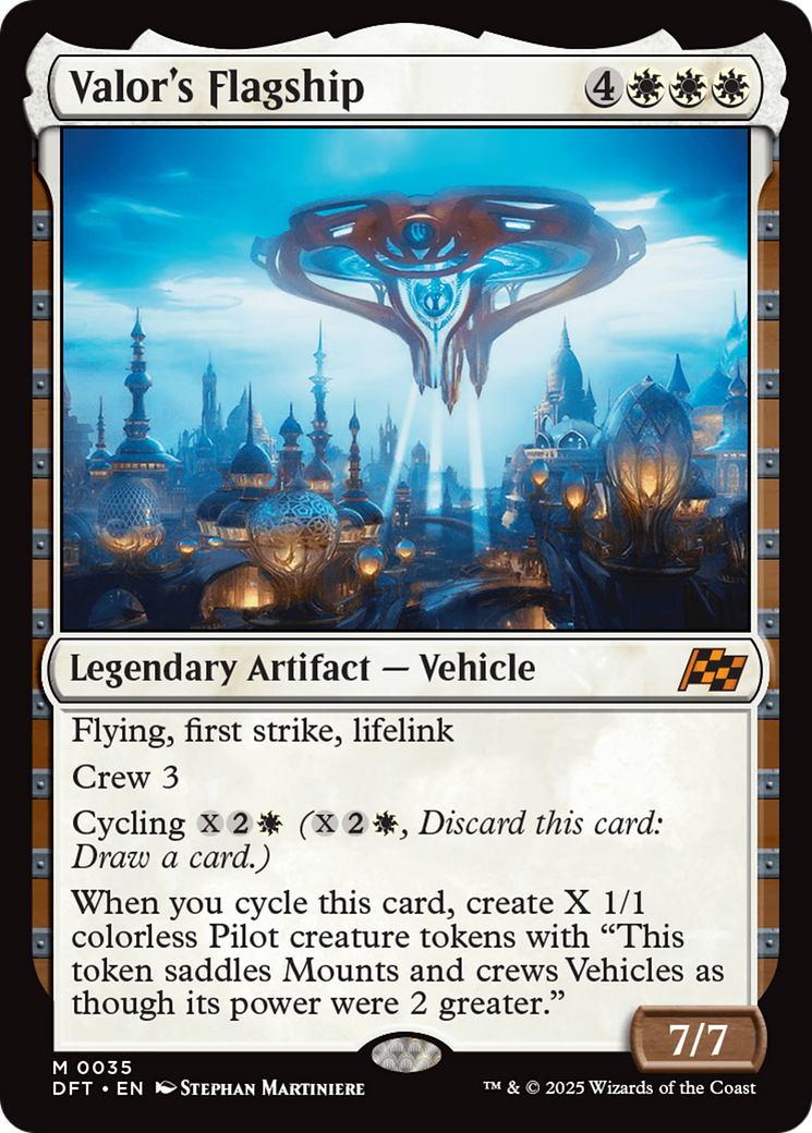 Valor's Flagship [Aetherdrift] Foil