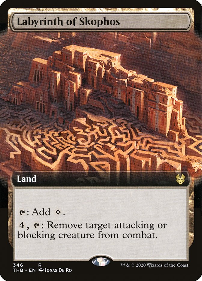 Labyrinth of Skophos (Extended Art) [Theros Beyond Death] Foil
