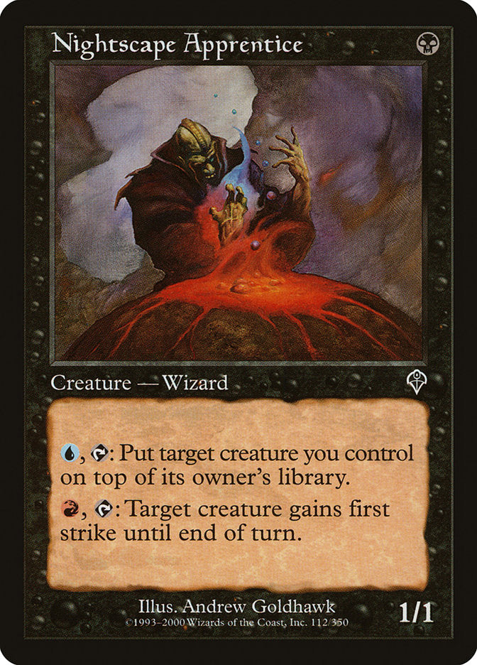 Nightscape Apprentice [Invasion] Foil