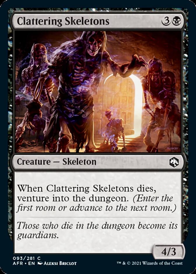 Clattering Skeletons [Dungeons & Dragons: Adventures in the Forgotten Realms] Foil -1