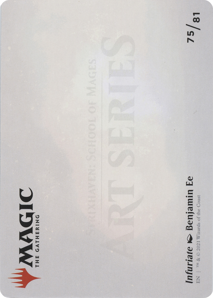 Infuriate // Infuriate  [Strixhaven Art Series] (Borderless) Foil