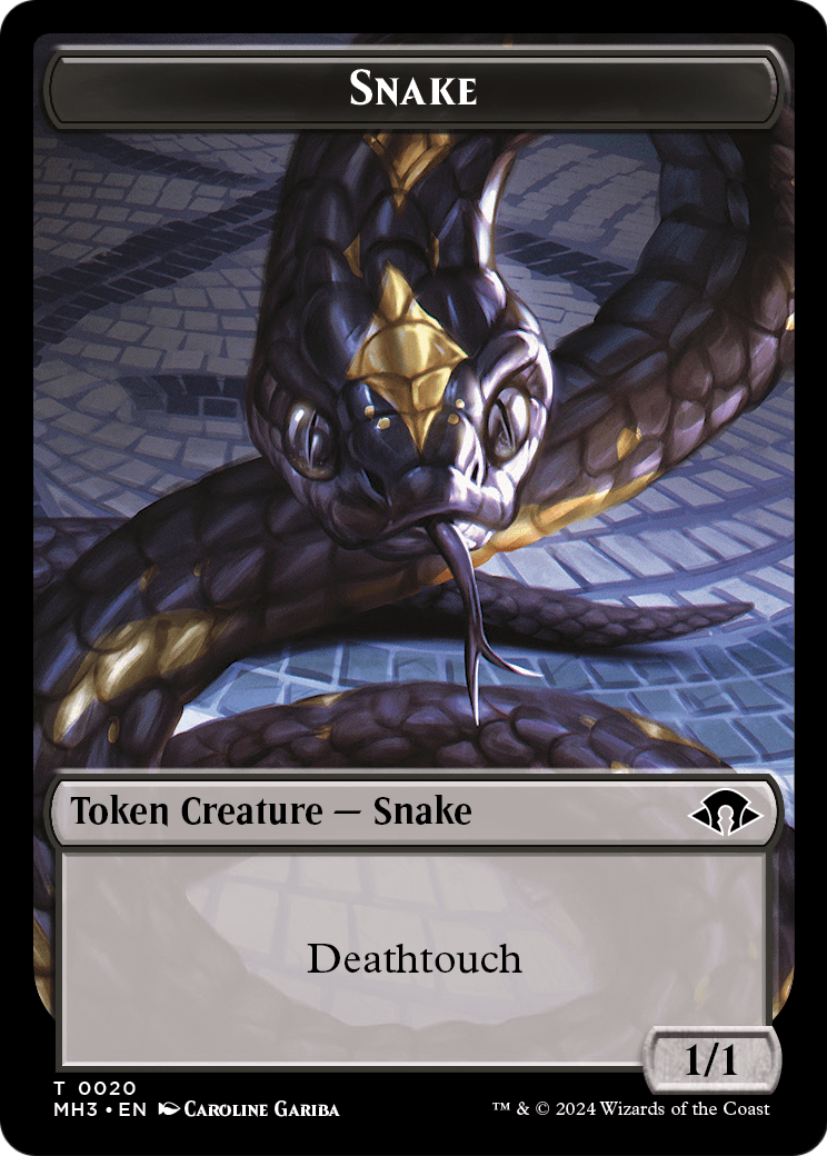 Snake  [Modern Horizons 3 Tokens] Foil