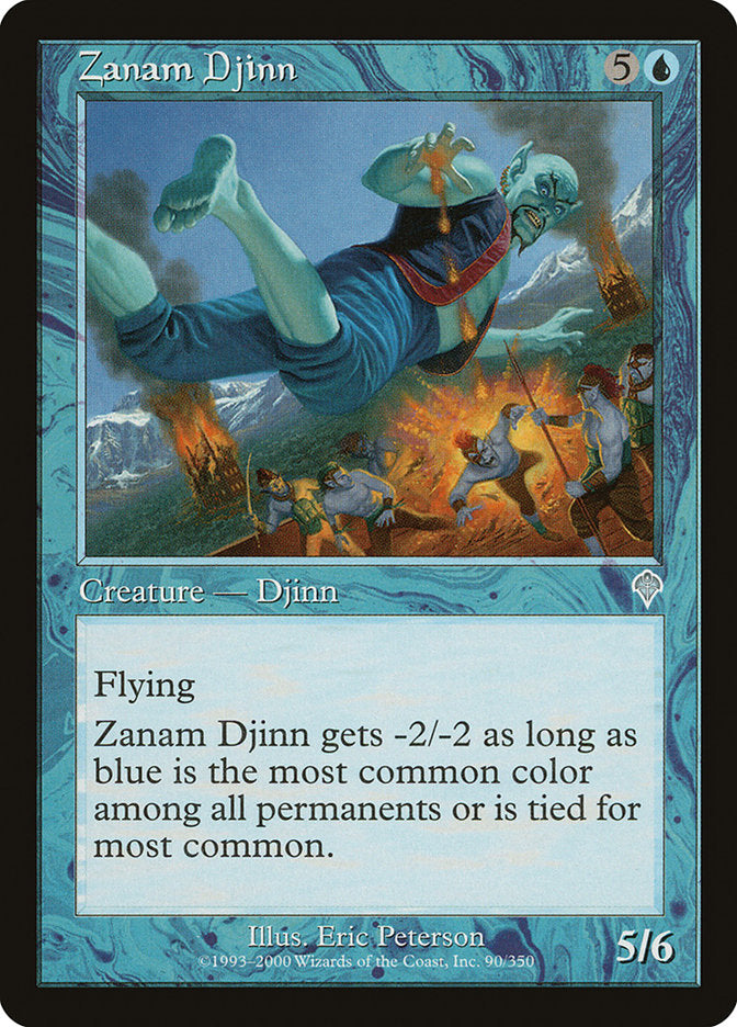 Zanam Djinn [Invasion] Foil