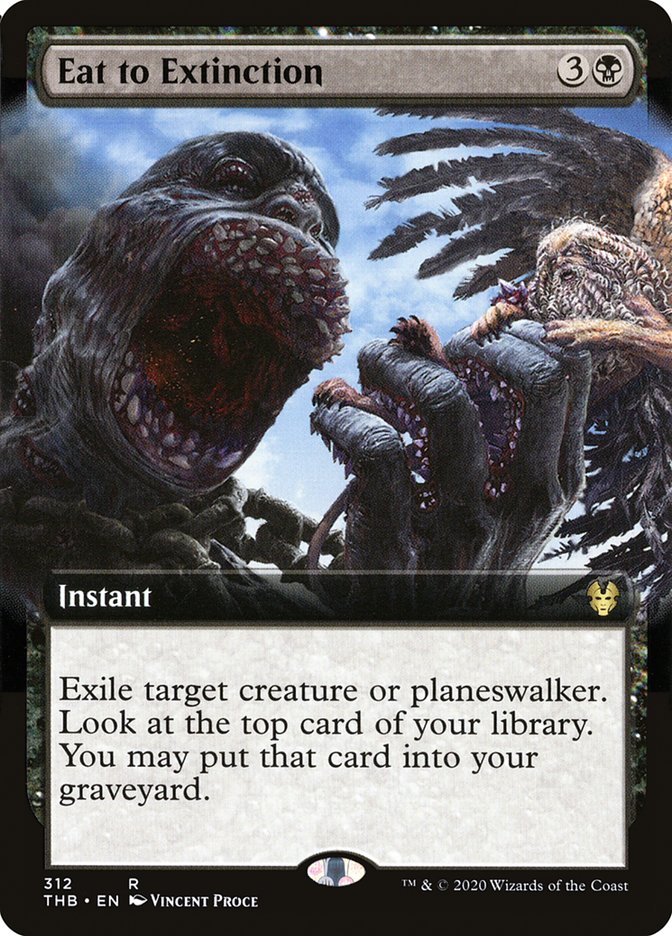 Eat to Extinction (Extended Art) [Theros Beyond Death] Foil