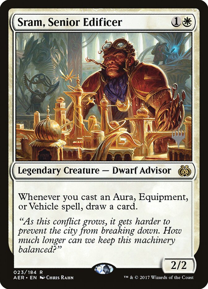 Sram, Senior Edificer [Aether Revolt Promos] Foil