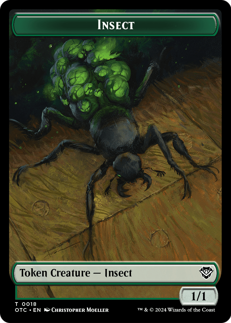 Insect  [Outlaws of Thunder Junction Commander Tokens]