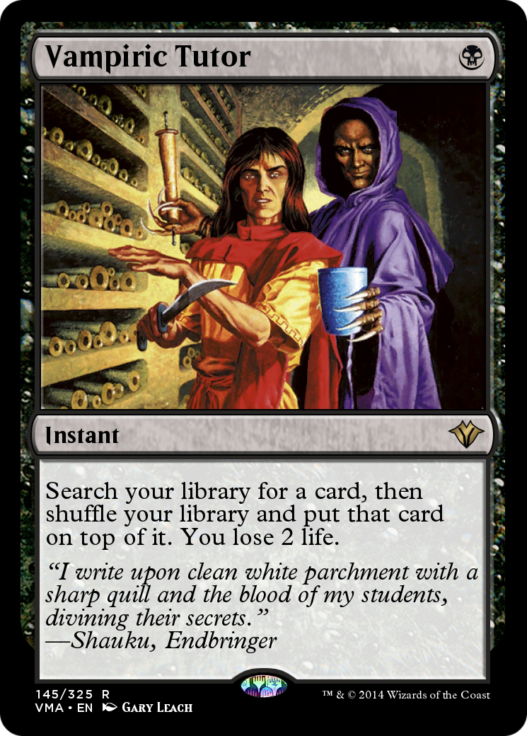 Vampiric Tutor  [Vintage Masters]