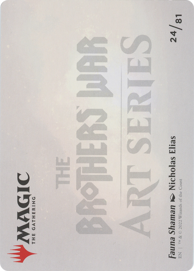Fauna Shaman // Fauna Shaman  [The Brothers' War Art Series] (Borderless) Foil