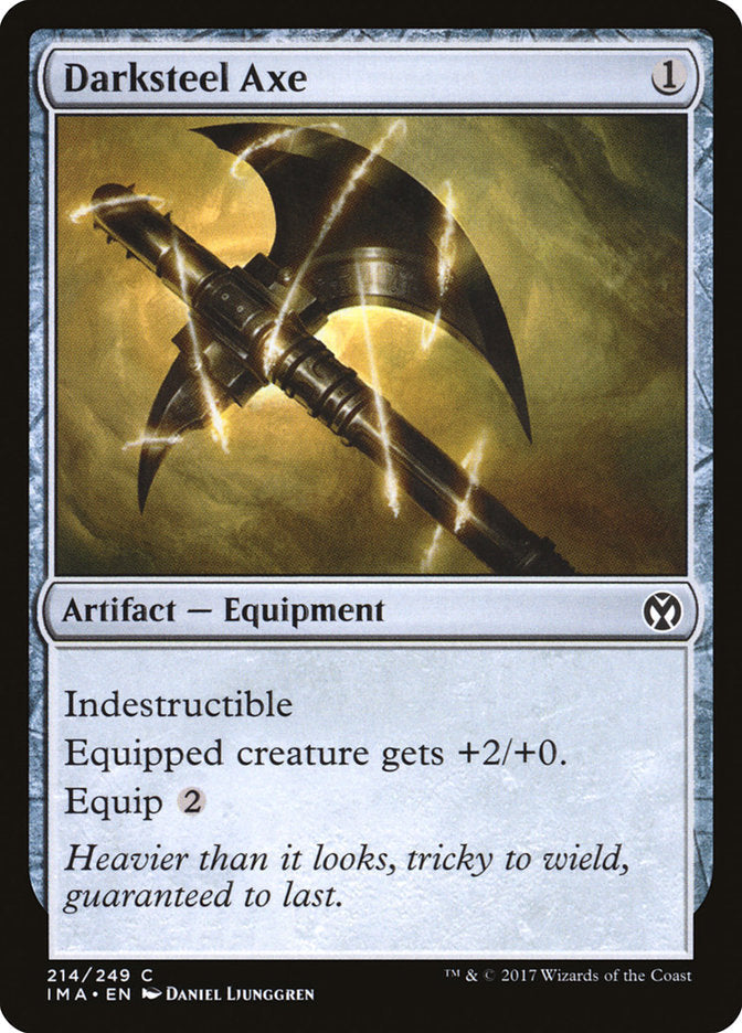 Darksteel Axe [Iconic Masters] Foil