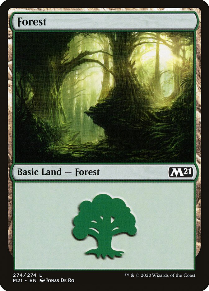 Forest (274) [Core Set 2021] Foil