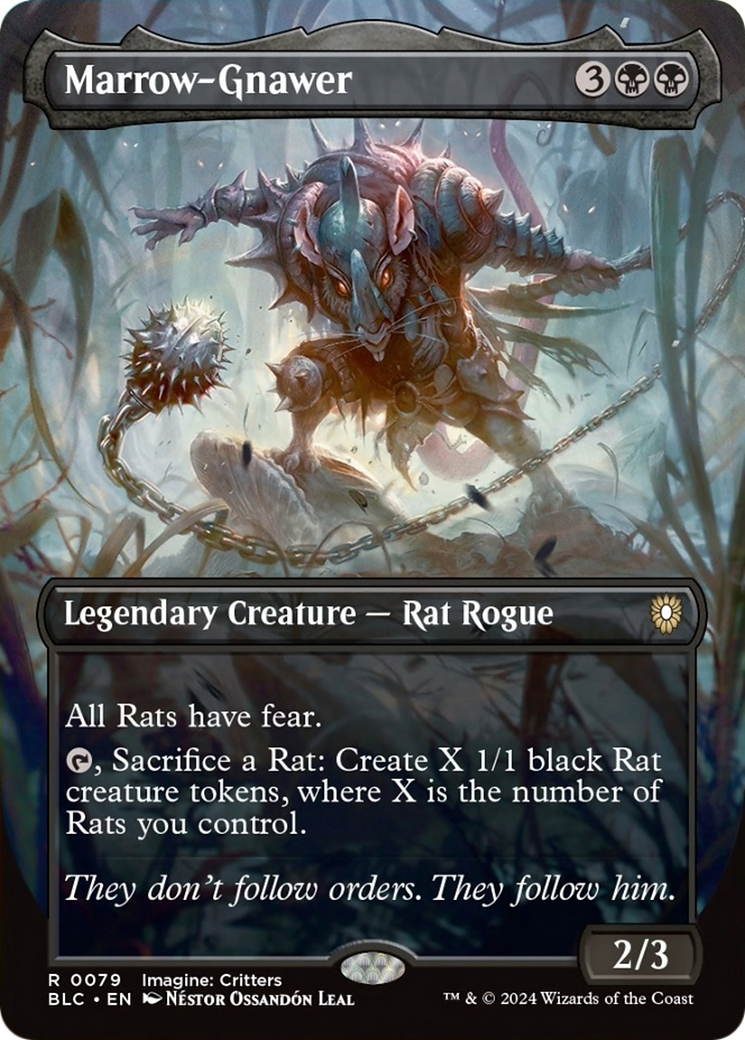Marrow-Gnawer (Borderless) [Bloomburrow Commander] Foil