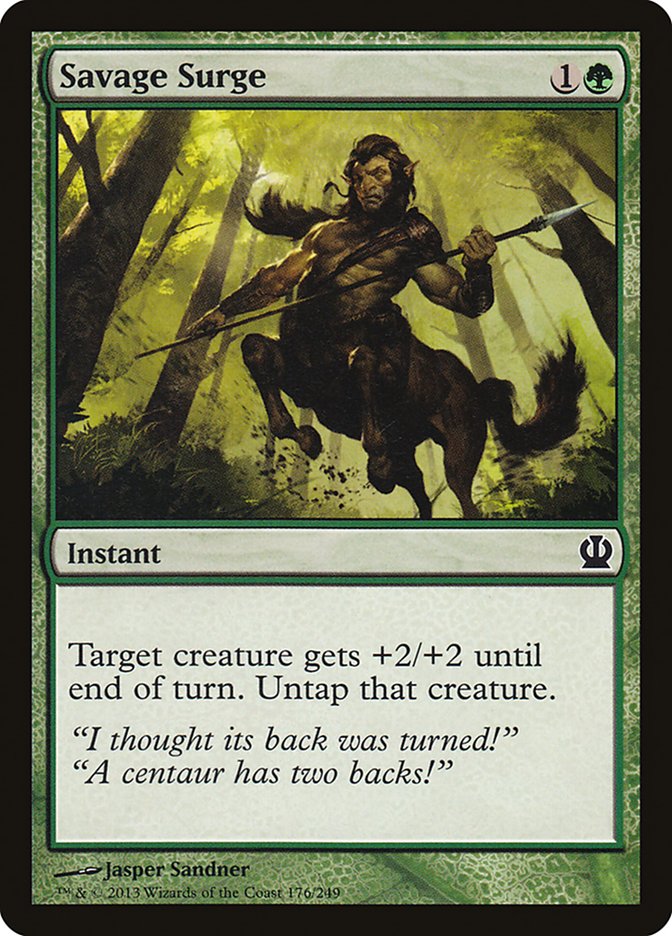 Savage Surge [Theros] Foil