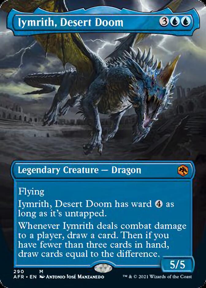 Iymrith, Desert Doom (Borderless Alternate Art) [Dungeons & Dragons: Adventures in the Forgotten Realms] Foil