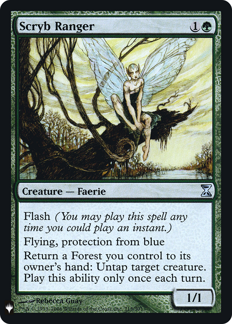 Scryb Ranger  [The List] Foil