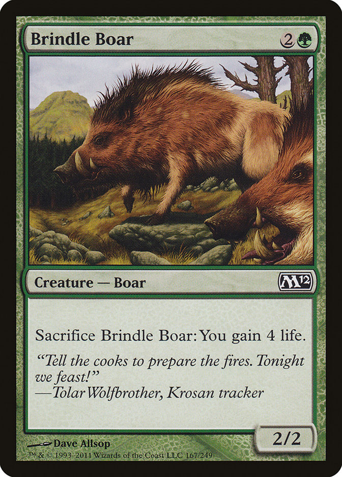 Brindle Boar [Magic 2012] Foil