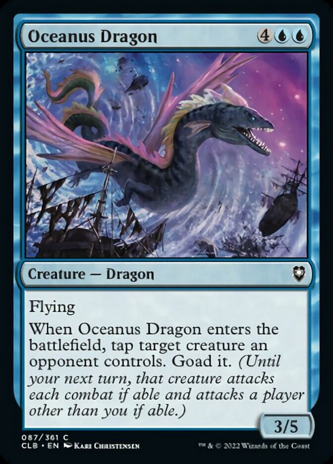 Oceanus Dragon [Commander Legends: Battle for Baldur's Gate] Foil