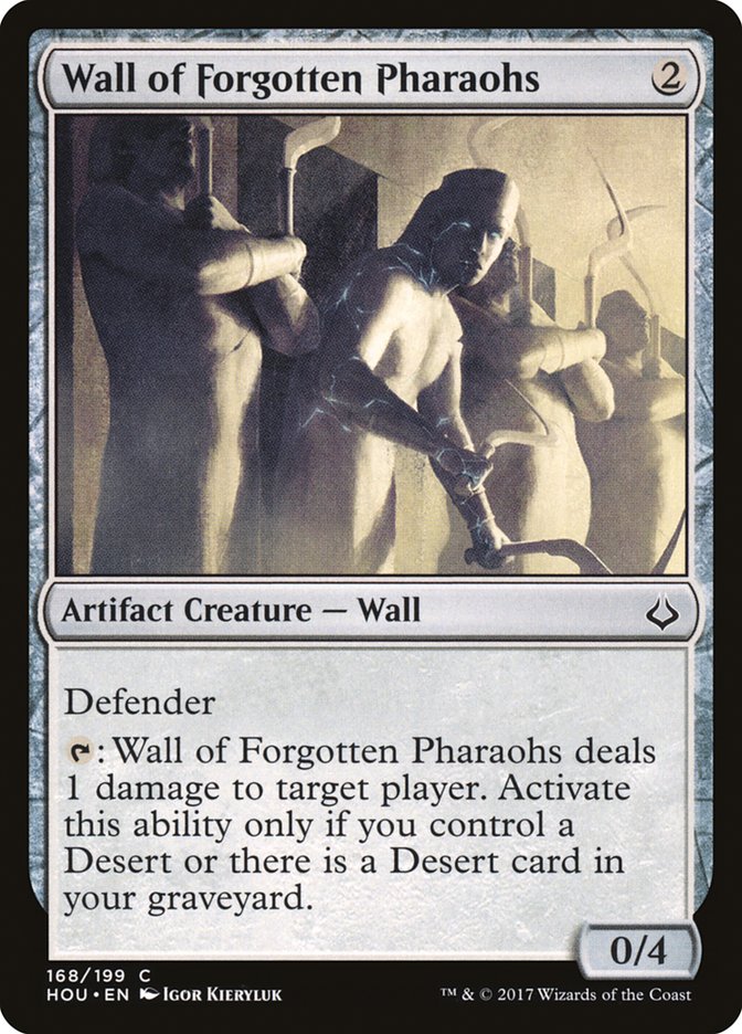Wall of Forgotten Pharaohs [Hour of Devastation] Foil