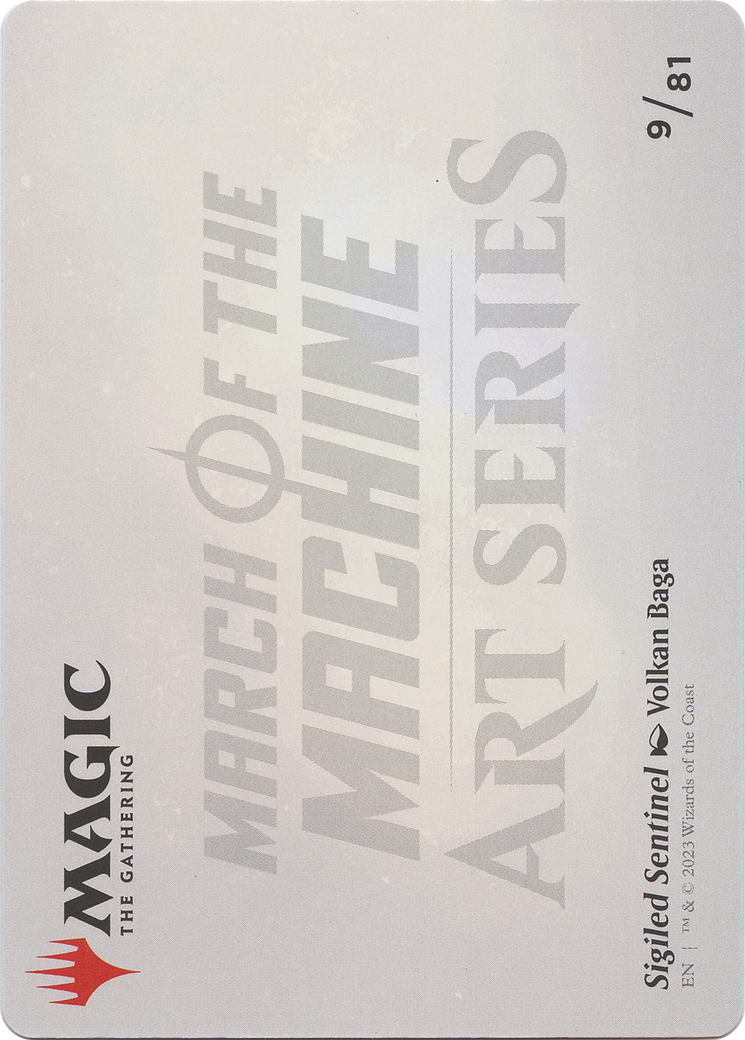 Sigiled Sentinel // Sigiled Sentinel  [March of the Machine Art Series] (Borderless)