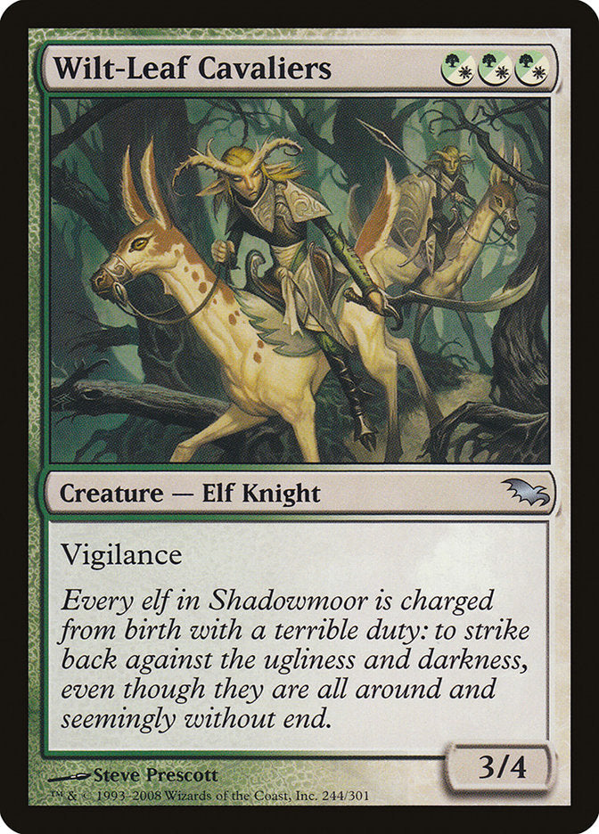 Wilt-Leaf Cavaliers [Shadowmoor] Foil