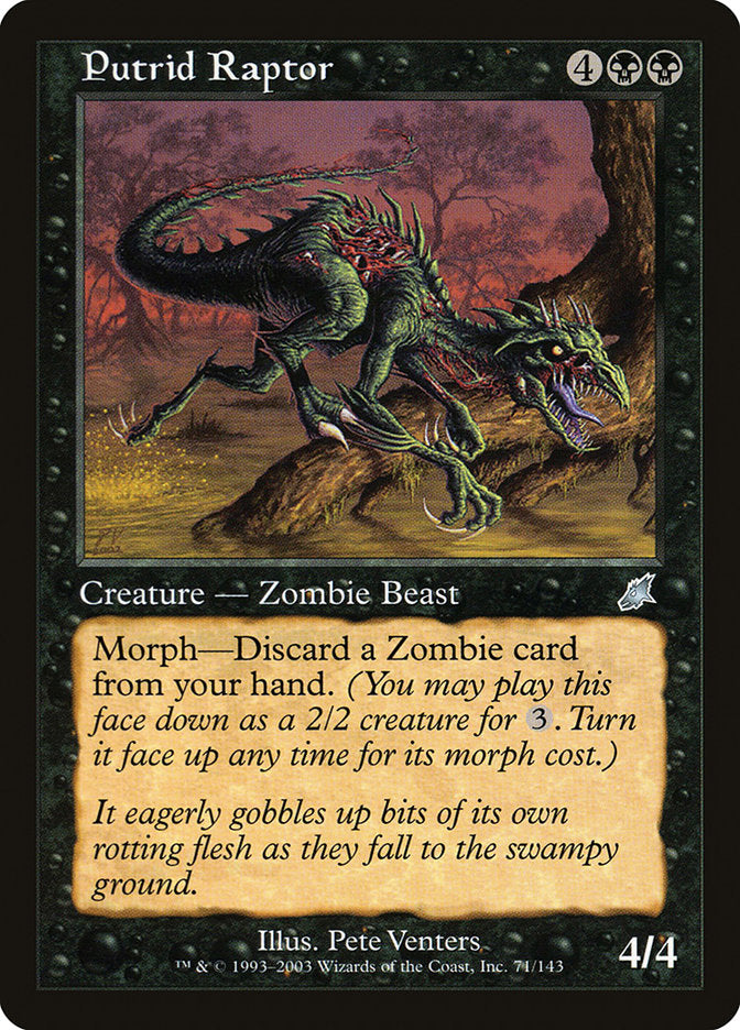 Putrid Raptor [Scourge] Foil