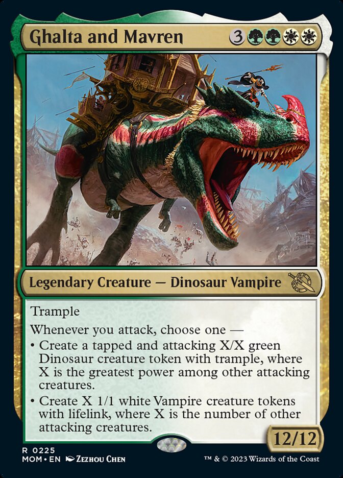 Ghalta and Mavren [March of the Machine] Foil