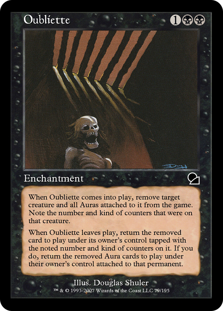 Oubliette  [Masters Edition]