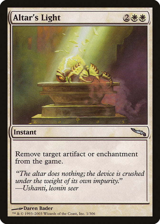 Altar's Light [Mirrodin] Foil