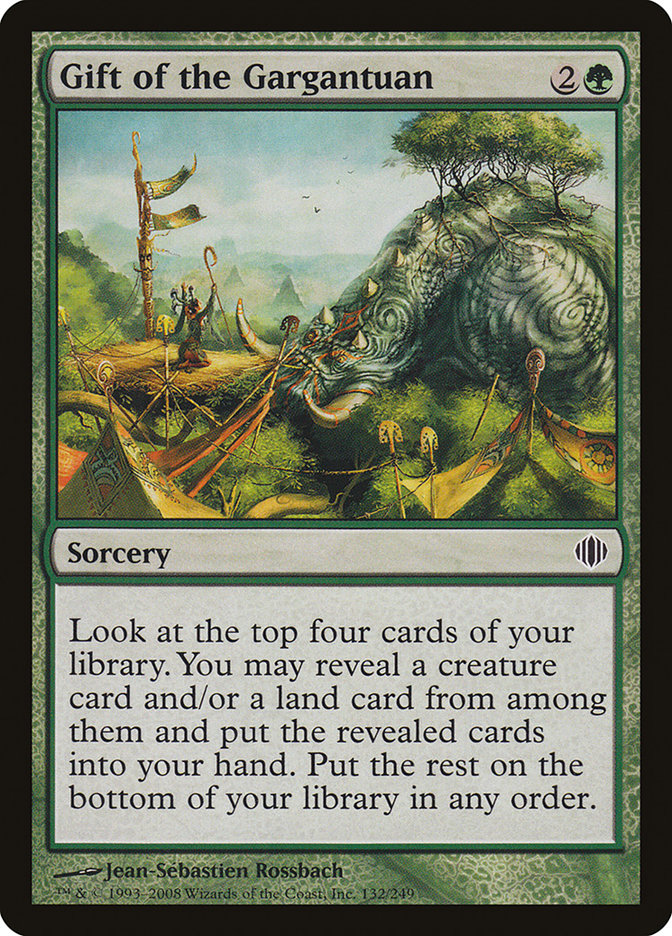 Gift of the Gargantuan [Shards of Alara] Foil