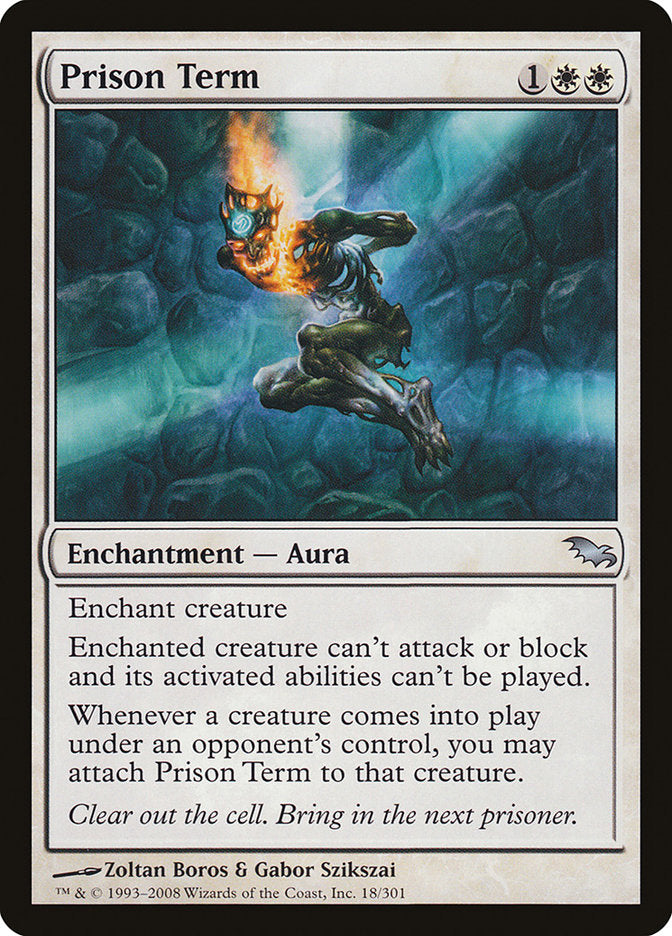 Prison Term [Shadowmoor] Foil