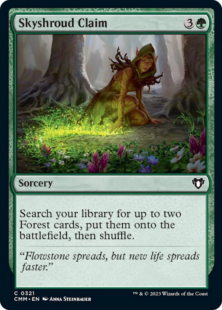 Skyshroud Claim [Commander Masters] Foil