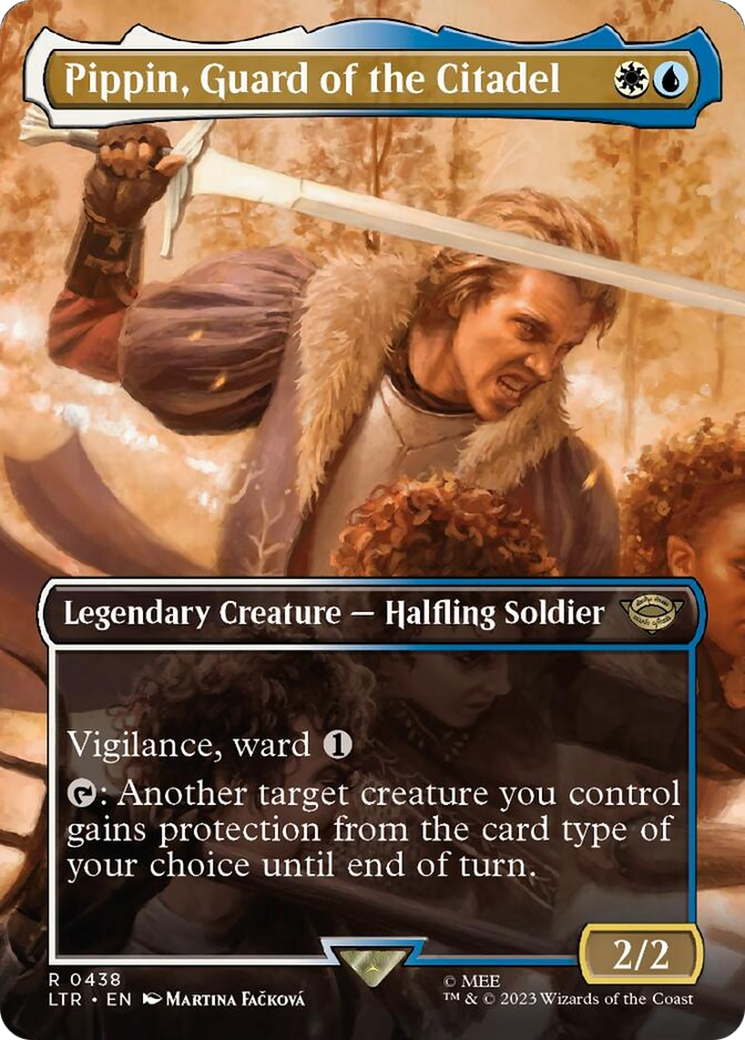 Pippin, Guard of the Citadel (Borderless Alternate Art) [The Lord of the Rings: Tales of Middle-Earth] Foil