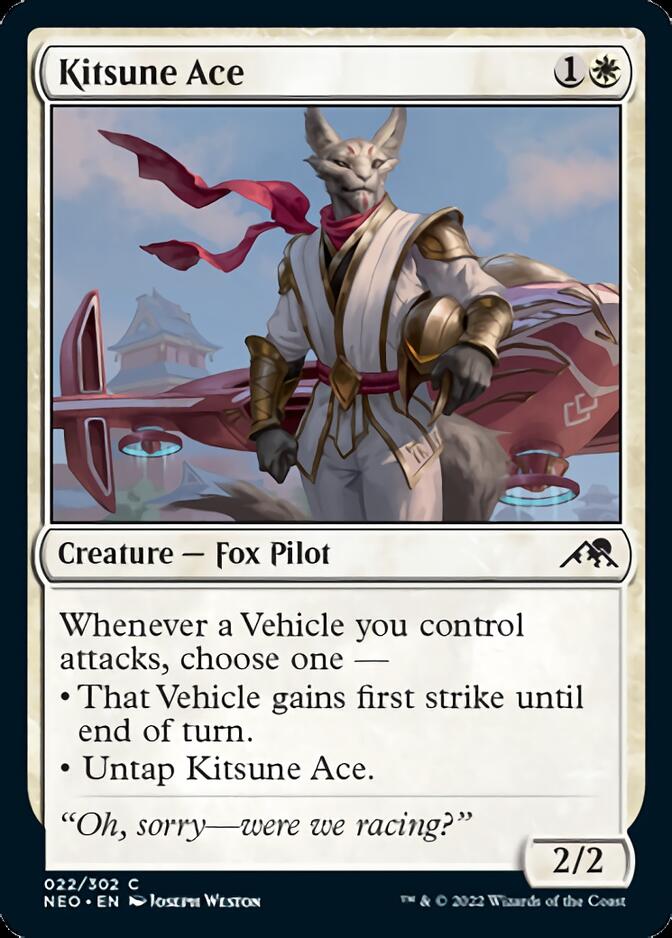 Kitsune Ace [Kamigawa: Neon Dynasty] Foil