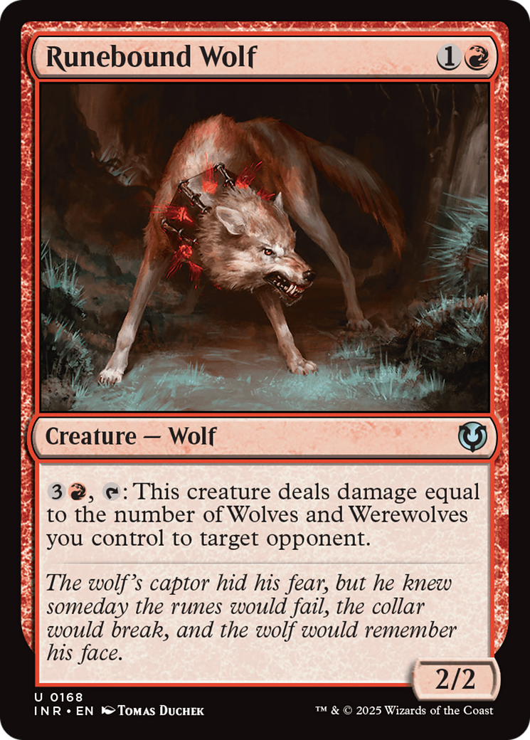 Runebound Wolf [Innistrad Remastered] Foil