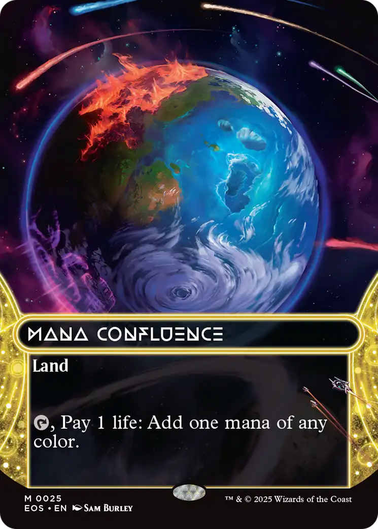 Mana Confluence (0025) (Borderless) [Edge of Eternities: Stellar Sights] Foil